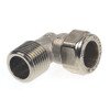 Bonfix vernikkelde knel knie lange draad 3/8 bux12mm conisch gastec / kiwa 8914710