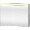 Duravit Better spiegelkast met LED verlichting m. 2 deuren 101x76x14.8cm m. schakelaar-stopcontact module SW228768