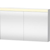 Duravit Best spiegelkast met LED verlichting en wastafelverlichting m. 2 deuren 121x76x14.8cm m. schakelaar-stopcontact module SW228786