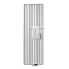 Vasco Arche plus designradiator met handdoekbeugel links 1800x570mm 1273 watt aansluiting 1188 aluminium grijs (M302) 7244328