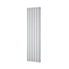 Plieger Trento designradiator verticaal met middenaansluiting 1800x470mm 1086W donkergrijs structuur SW105342