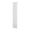 Plieger Siena designradiator verticaal enkel 1800x318mm 766W mat zwart SW224604