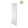 Plieger Cavallino Retto-EL II/Fischio elektrische designradiator verticaal 1800x450mm 1000W antraciet metallic TWEEDEKANS OUT11053