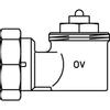 Oventrop adapter haakse aansluiting M30x1,5 7503148