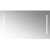 Plieger spiegel 140x60cm met geïntegreerde LED verlichting 2x verticaal 0800262