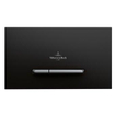Villeroy & Boch Viconnect WC bedieningsplaat kunststof 2-knops Black Matt - OUTLET UDEN STORE34318