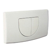 Plieger Spring bedieningsplaat - frontbediening - dubbele spoeltechniek - wit 0703111