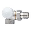 Heimeier V exact radiatorafsluiter dubbel haaks links 3/8 vernikkeld GA66994