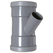 Wavin PVC manchet T-stuk 45° 110x50mm 3xmof, SN4 2110237