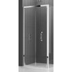 Novellini Rose S vouwdeur 96/102x200cm mat-chroom profiel en helder glas 0335414