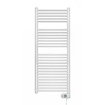 Zehnder Aura E elektrische handdoekradiator - 146.6x60cm - 1000watt - Wit glans SW213466