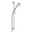 Kludi Logo glijstangset met handdouche 1S 90cm met doucheslang 160cm chroom 0413168