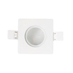 Interlight LED spot set IP65 dimbaar vierkant 90mm met driver 36° richtbaar wit 4246937