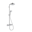 Hansgrohe Croma 220 Vario Top Doucheset - Ecostat 1001 - thermostatisch - hoofddouche 22cm - handdouche s multi -chroom SW300090