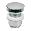 Plieger designplug zonder overloop 63mmx5/4 voor bodemdikte 45 60mm chroom 0500156