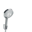 Hansgrohe Raindance Select S PorterS badset met Raind. Select S 120 3jet PowderRain handdouche met wandhouder met Isiflex`B doucheslang 160cm chroom SW204700