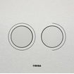 Wisa Luga bedieningsplaat aluminium pneumatisch 16x16cm met dualflush voor XS WC element zwart 0701563