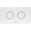 Wisa Juno bedieningsplaat kunststof pneumatisch 208x111cm met dualflush voor XT WC element glanschroom 0701588