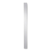 Vasco Bryce Mono designradiator aluminium verticaal 1800x150mm 586W - aansluiting 0066 quarts bruin (RAL9810) SW237089