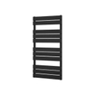 Plieger Genua designradiator horizontaal 1120x550mm 558W zwart grafiet (black graphite) 7253306
