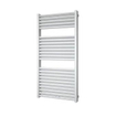 Plieger Imola M designradiator horizontaal met middenaansluiting 1230x600mm 943W zilver metallic 7255027