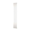 Plieger Cavallino Retto designradiator verticaal enkel middenaansluiting 2000x298mm 666W wit 7255291