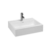 Laufen Living City wastafel 60x46x15.5cm zonder kraangat met overloop keramiek wit 0081270