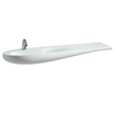 Laufen Alessi One meubelwastafel 160x50x16.5cm 1 kraangat incl. clou keramiek lcc-wit 0084183