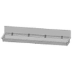 Intersan Sanilav wasgoot met spatbord 300cm met 5 kranen inox 304 GA32394