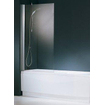 Novellini Aurora badklapwand 1 delig 80x150cm mat-chroom profiel en helder glas 0988256