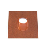 Ubbink Ubiflex dakdoorvoerpan universeel 131mm 25-45° 500x500mm terracotta 1400864