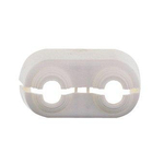 Heimeier Dubbelrozet kunststof HOH 35 mm wit 1602126