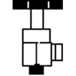 VSH Aftapper voor stopkraan 1 4 met fiberring 1510487