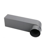 Wavin ABS stadsuitloop 80/70mm grijs 2151626