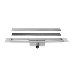 Easy Drain Compact 30 TAF Wall douchegoot met omkeerbaar rooster zero/tegel waterslot 30mm 150cm inbouw diepte 75 85mm met zijuitloop 2302871