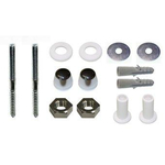 Plieger bevestigingsset compleet met sierkappen M10 chroom 0300748