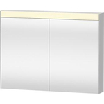 Duravit Best spiegelkast met LED verlichting en wastafelverlichting m. 2 deuren 101x76x14.8cm m. schakelaar-stopcontact module SW228785