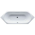 Kaldewei Vaio Duo 6 bad plaatstaal zeshoekig 210x80x43cm wit 0360561