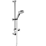 Hansa Hansaviva glijstangset met handdouche Hansaviva 1 st 60cm met doucheslang 175cm met zeepschaal chroom 0394667