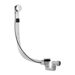 Kludi Rotexa 2000 badafvoer en overloopcombinatie met waste en kabel 85cm chroom 0401604