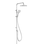 Kludi Freshline douchesysteem zonder douchekraan met hoofddouche Ø25cm en handdouche 3S met doucheslang 160cm chroom 0413172