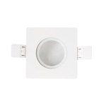 Interlight frame vierkant IP65 tbv LED module MR16 90mm wit IL F90SIPW 4246929