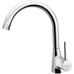 Ideal Standard Idealform Plus 1 gats keukenkraan met gebogen uitloop chroom SW76403