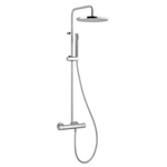 Plieger Royal doucheset met stortdouche Ø25cm + handdouche + thermostatisch met douchekraan chroom 4352020