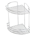 Plieger Solid hoekplanchet 2 laags draadmodel chroom SW104939