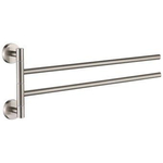 Plieger Vigo handdoekhouder 2-arms RVS brushed SW225399