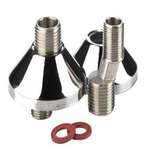 S koppeling met rozet per paar 3/4 x1/2 lang 0490793