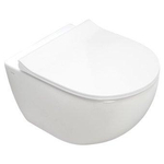 Plieger Zano wandclosetpack met wandcloset diepspoel Rim-ex met verdekte bevestiging 36.5x54cm m. Slim closetzitting met softclose m. lift-off wit SW398361