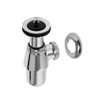 Plieger plugbekersifon 5/4 met rozet chroom 0500100