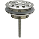 Viega simplexplug met vlak rooster 6/4 zonder koppeling chroom 0500887